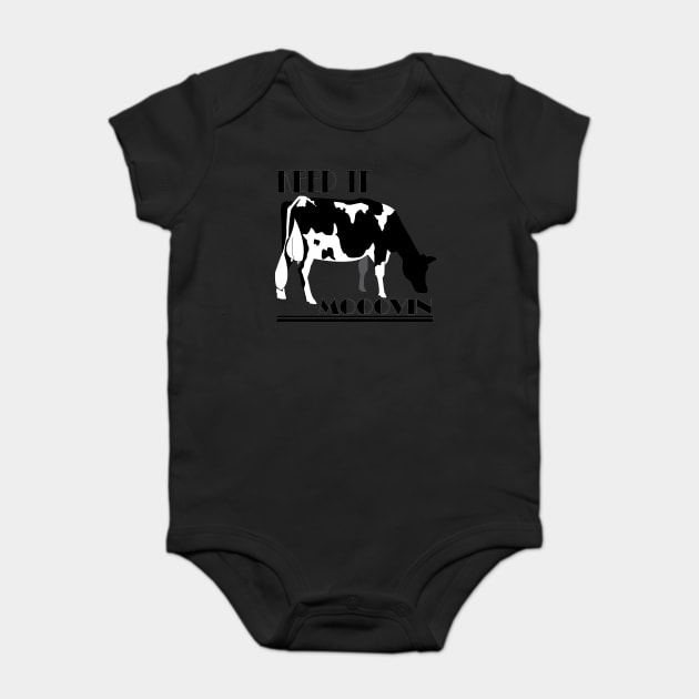 Keep it MOVIN! Baby Bodysuit by DickinsonDesign
